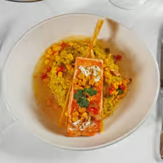 Salmon "Tamale".