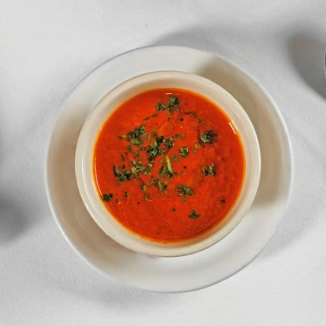Oven Roasted Tomato Bisque.